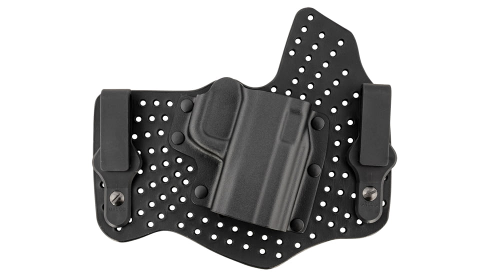 Galco KingTuk Air Kydex/Leather IWB Holster, S&amp;W M&amp;P 9/40, Right, UniClip/Stealth Clip, Black, KA472B