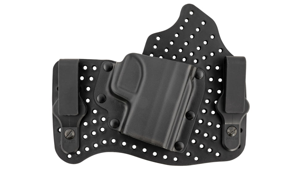 Galco KingTuk Air Kydex/Leather IWB Holster, SF XD-S 3.3in, Right, UniClip/Stealth Clip, Black, KA662B