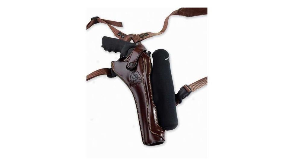 Galco Kodiak Hunter Leather Shoulder Holster, Right Hand, Havana, KH130H
