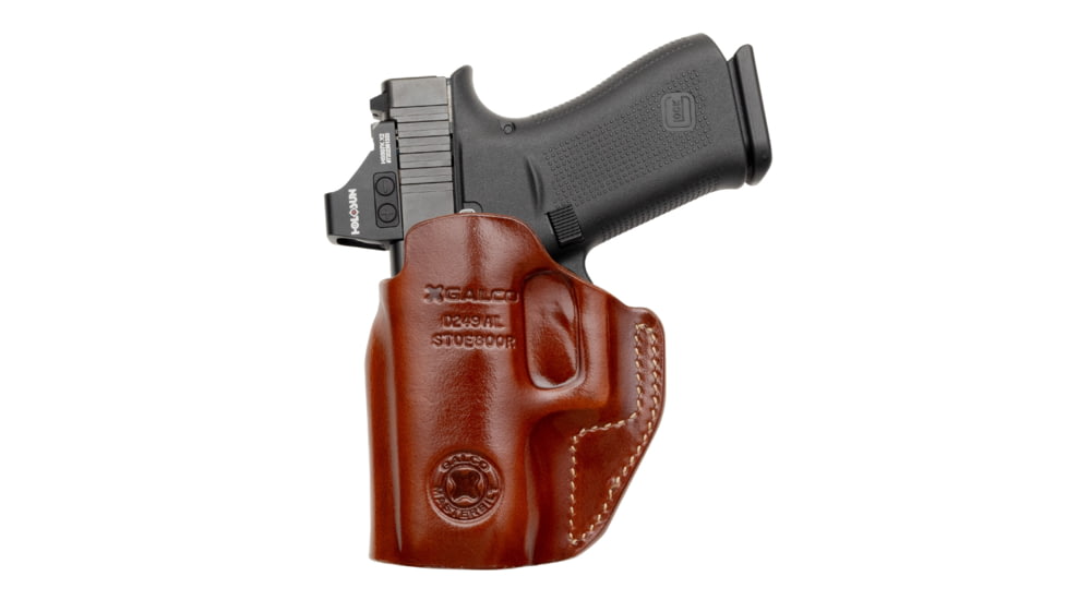 Galco Masterbilt Stow-N-Go Elite Iwb Holster, Glock 48 No Rail, Glock 48 Mos No Red Dot, Glock 48 Mos W/Red Dot, Glock 48 W/Wo Red Dot No Rail, Right Hand, Tan, STOE834R