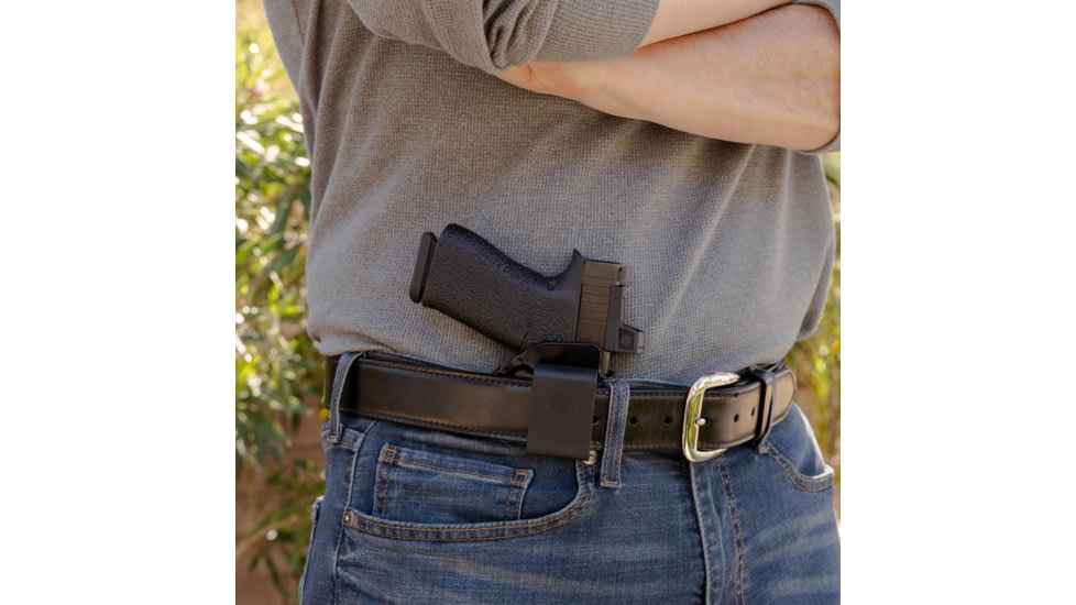 Galco Masterbilt Stow-N-Go Elite Iwb Holster, Sig-Sauer P365 Std &amp; Sas, Sig-Sauer P365 .380, Sig-Sauer P365 W/Wo Red Dot, Sig-Sauer P365X, Sig-Sauer P365X Romeozero, Right Hand, Black, STOE838RB