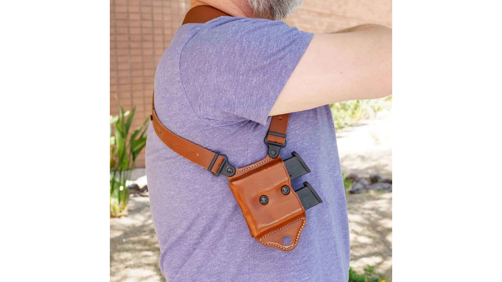Galco Miami Classic II Shoulder System Autos Leather, SIG-SAUER P365 FUSE, Right, Tan, MCII894R