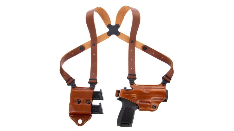 Galco Miami Classic II Shoulder System Autos Leather, SIG-SAUER P365 FUSE, Right, Tan, MCII894R