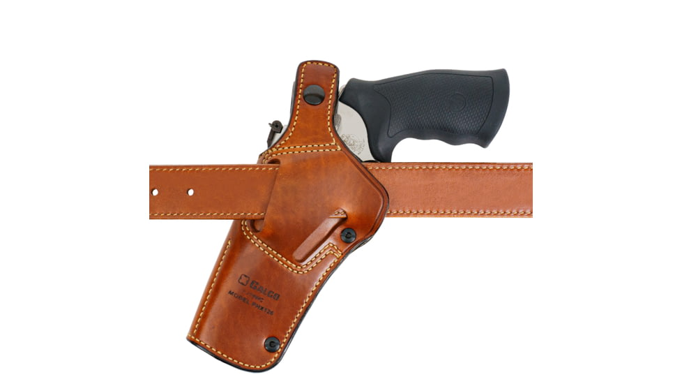 Galco Phoenix Strongside/Crossdraw Leather Belt Holster, Taurus Judge 3In 2 1/2In Cyl, Right Hand, Tan, PHX196