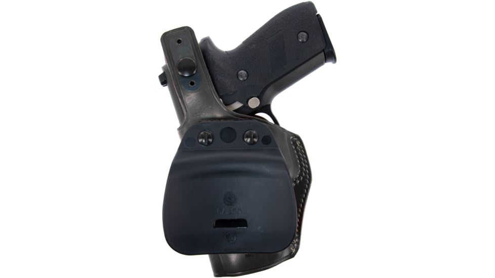 Galco PLE Unlined Paddle Leather Holster - Left Hand - Black PLE267B