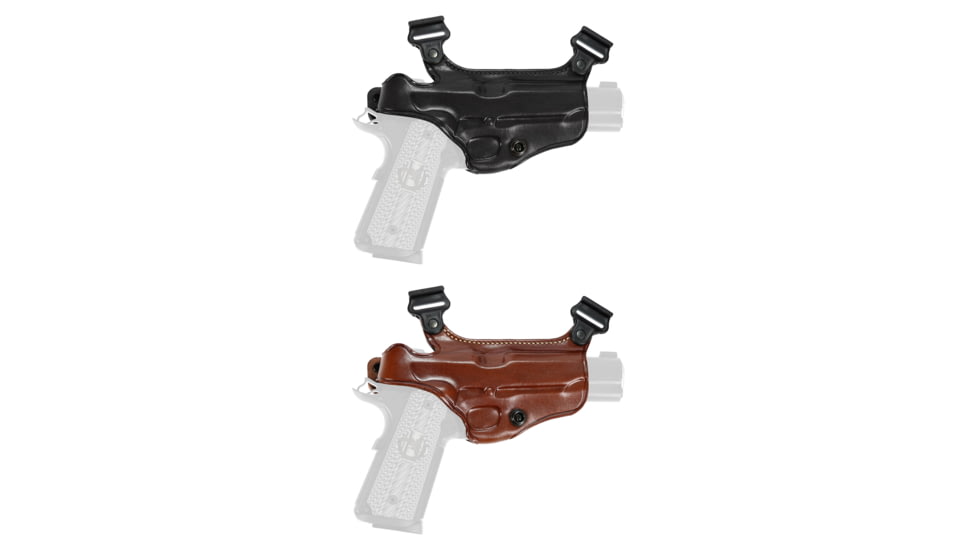 Galco S3H Shoulder Holster Component for Walther PPK, Leather, Black, Tan