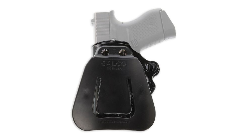 Galco Speed Master 2.0 Paddle Belt Holster Colt Agent Revolver, Colt Cobra 2, Right Hand, Plain Finish, Black, SM2-118B
