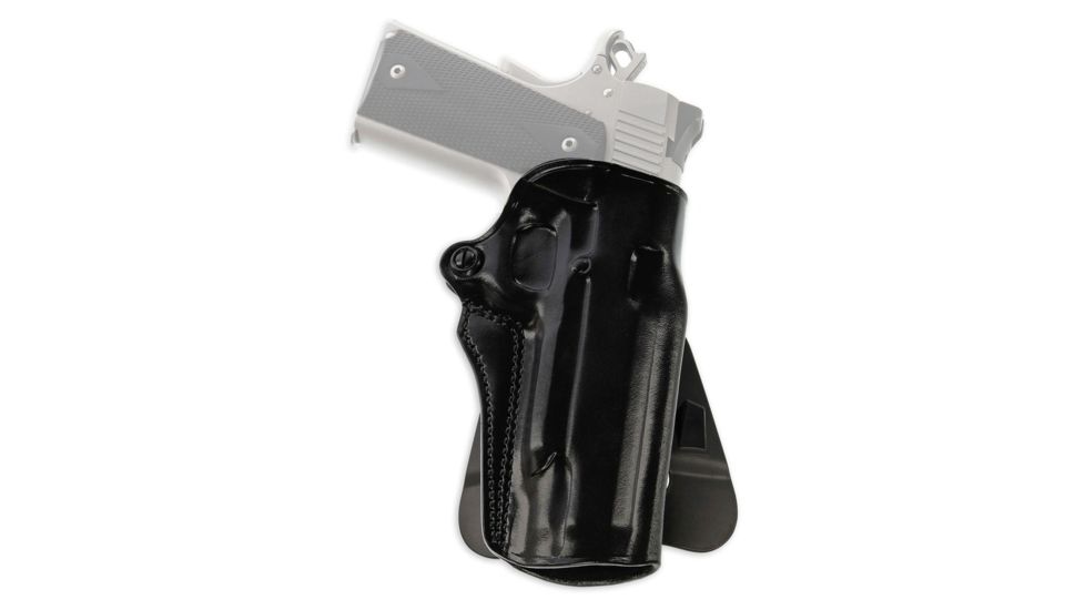 Galco Speed Master 2.0 Paddle Belt Holster Colt Agent Revolver, Colt Cobra 2, Right Hand, Plain Finish, Black, SM2-118B