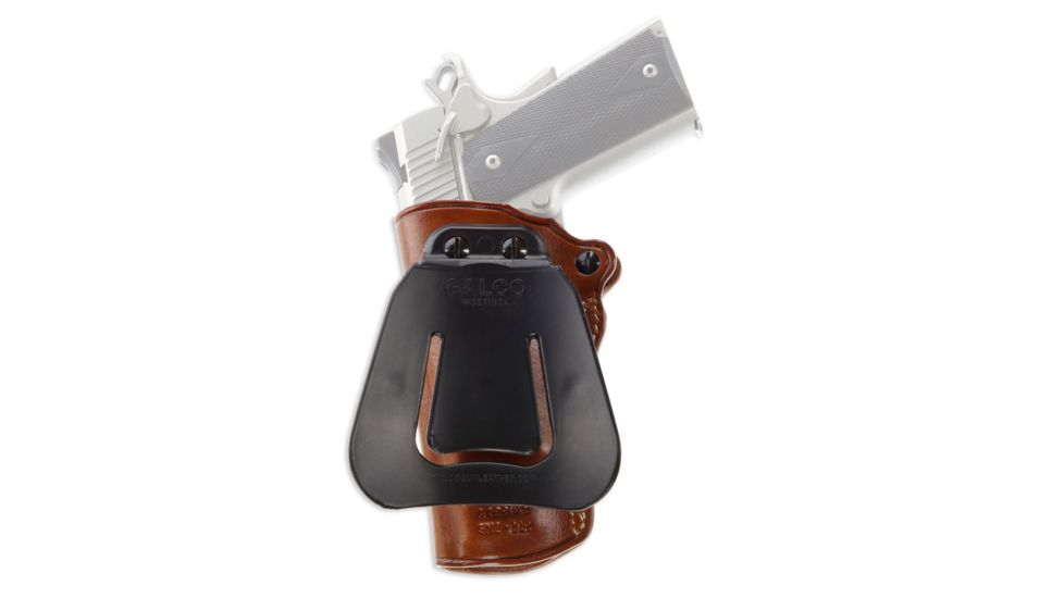 Galco Speed Master 2.0 Paddle Belt Leather Holster, S&amp;W M&amp;P Shield 9/40 &amp; 2.0 9/40, Right, Premium Steerhide, Tan, SM2-652