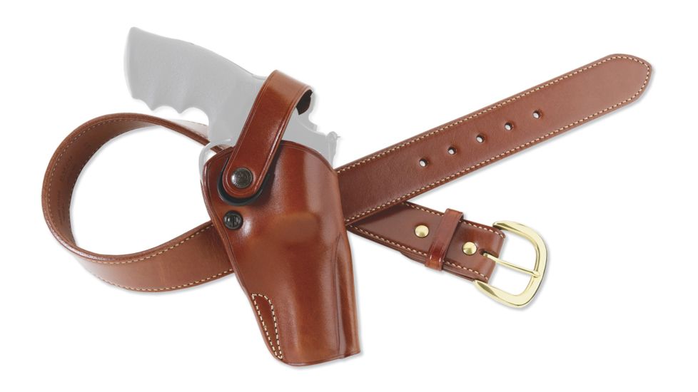 Galco DAO Strongside/Crossdraw Belt Holster, Smith &amp; Wesson Model 460 X-Frame Revolver 5in, Right, Plain, Tan, DAO190