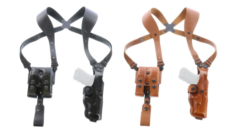 Galco Vertical Holster System Vhs 4.0, Black, Tan