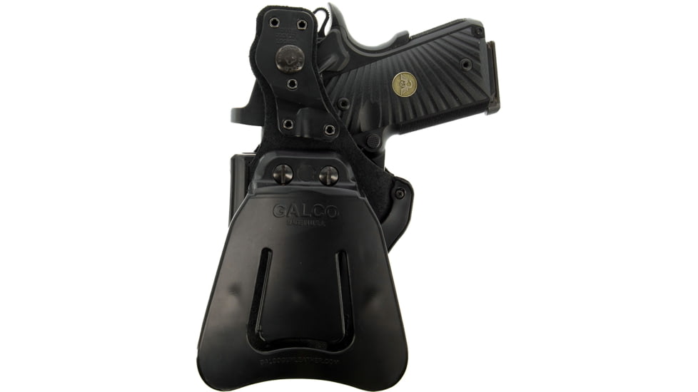 Galco Wraith 2 Belt/Paddle Holster, Colt 3in 1911, Black, Left, W2-425RB