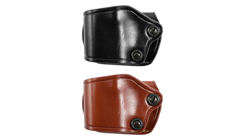 Galco Yaqui Slide Belt Holster for Glock 21 and S&amp;W J Fr, Leather, Black, Tan