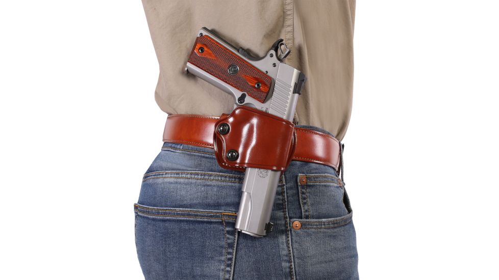 Galco Yaqui Slide Belt Holster - Right Hand - Black YAQ228B