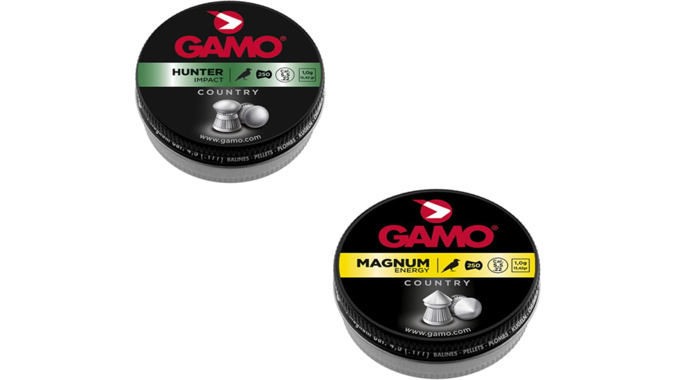 Gamo .22 Caliber Assorted Pellets, 4 Types, 950 Combo Pack, 63209295554