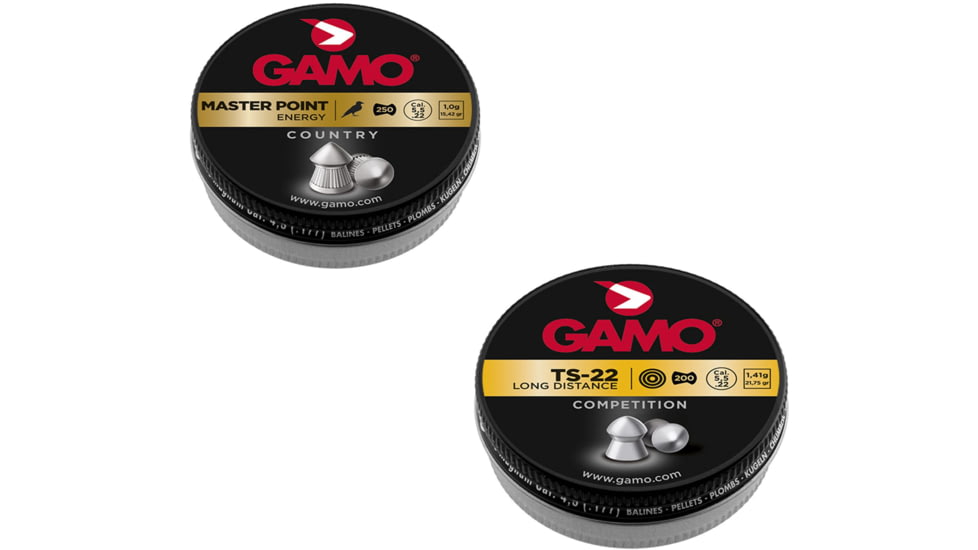 Gamo .22 Caliber Assorted Pellets, 4 Types, 950 Combo Pack, 63209295554