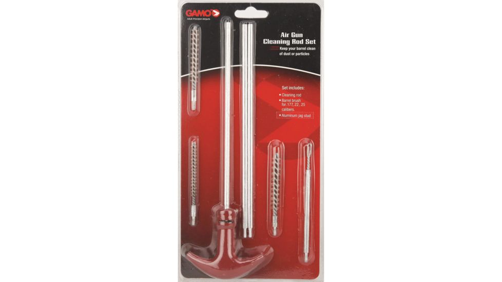 Gamo Air Gun Cleaning Set, 3-Piece Rod, .177 cal, Box, 621240954