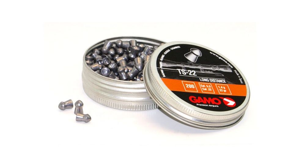 Gamo Air Rifles TS-22 Lead Pellets .22 Caliber 200 Per Tin