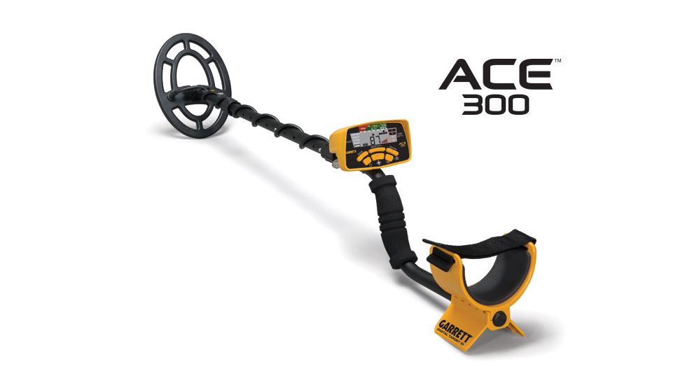 Garrett Ace 300, 7x10 in, Black/Yellow, Medium 1141150