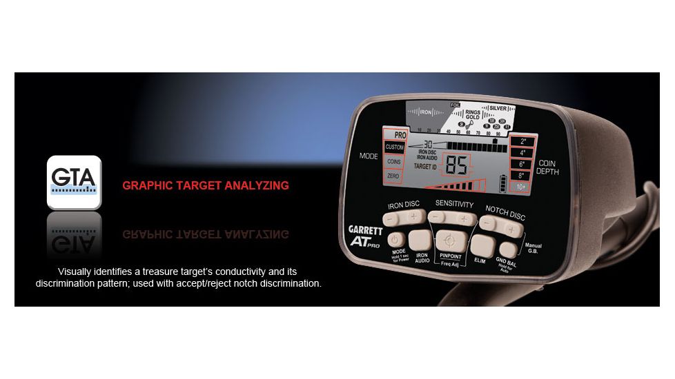 Garrett AT Pro Waterproof Metal Detector 1140460