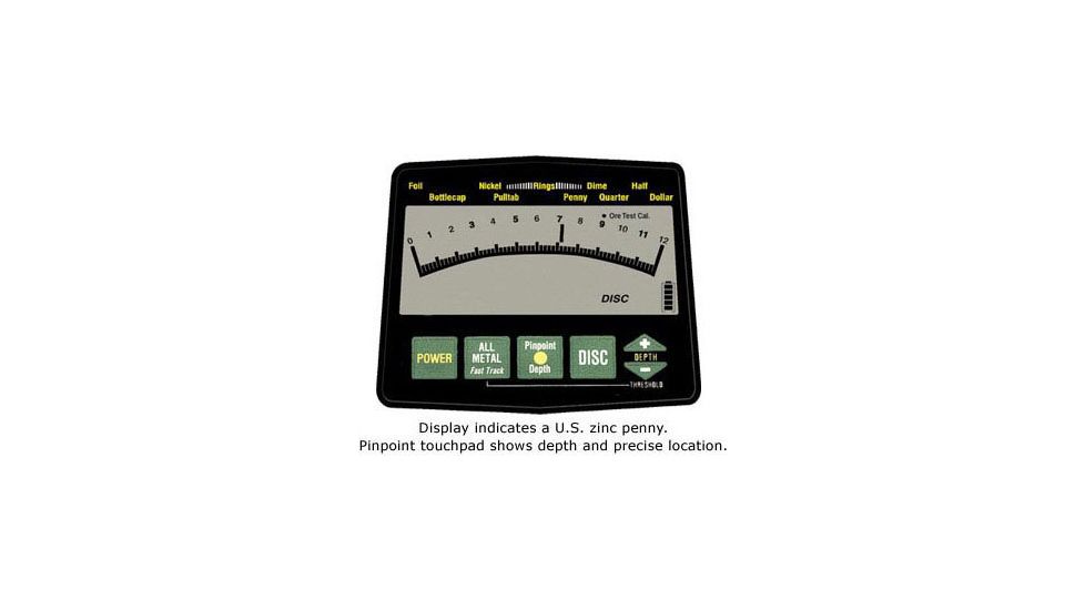 Garret CX Plus Master Hunter Metal Detector's Display