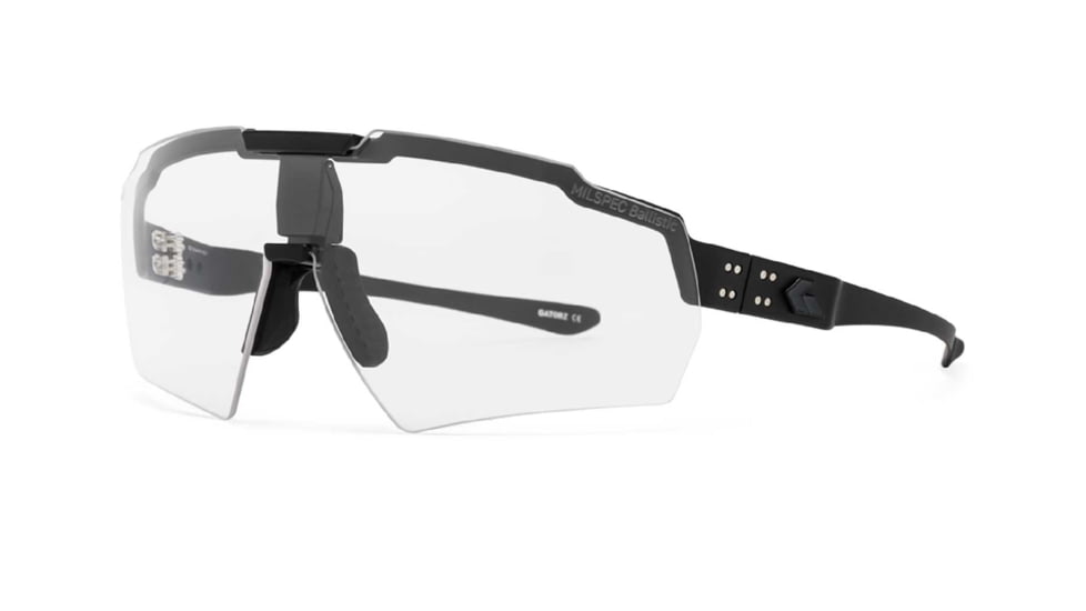 Gatorz Milspec Ballistic Z87.1 Sunglasses, Black Cerakote Frame, Photochromic Lens , Blackout Logo, One Size, GZ-10-404