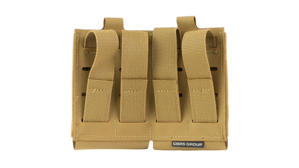 Gbrs Group Gear GBRS Group Double Rifle Magazine Pouch - Bungee Retention, GEAR-DRMP-5.56-BR-CB