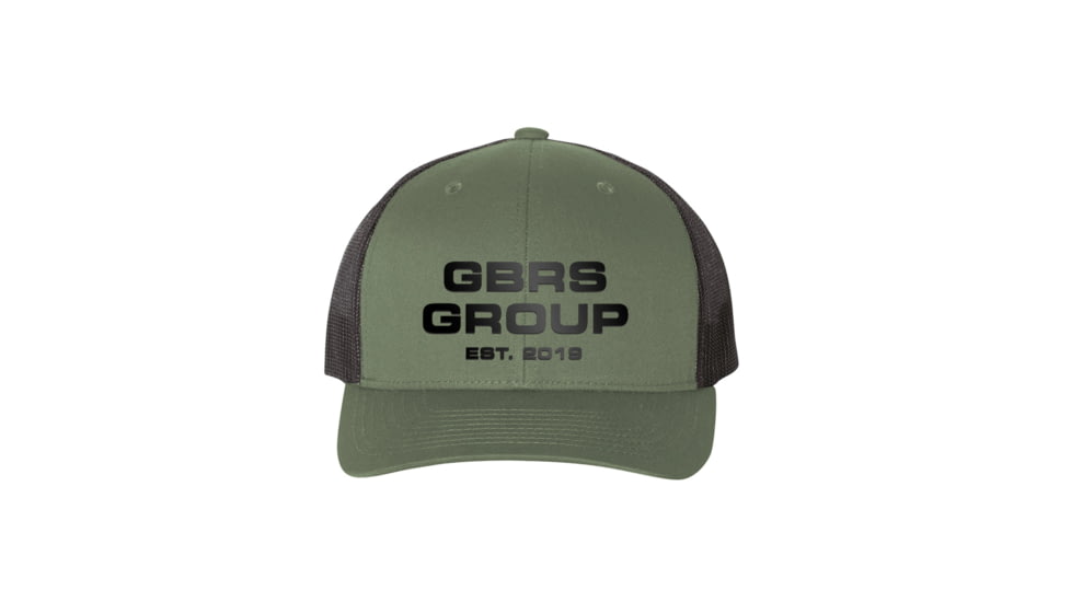GBRS Group Anniversary Edition Instructor Trucker Hat - Men's, Loden, HAT-SIL-GRNBLK