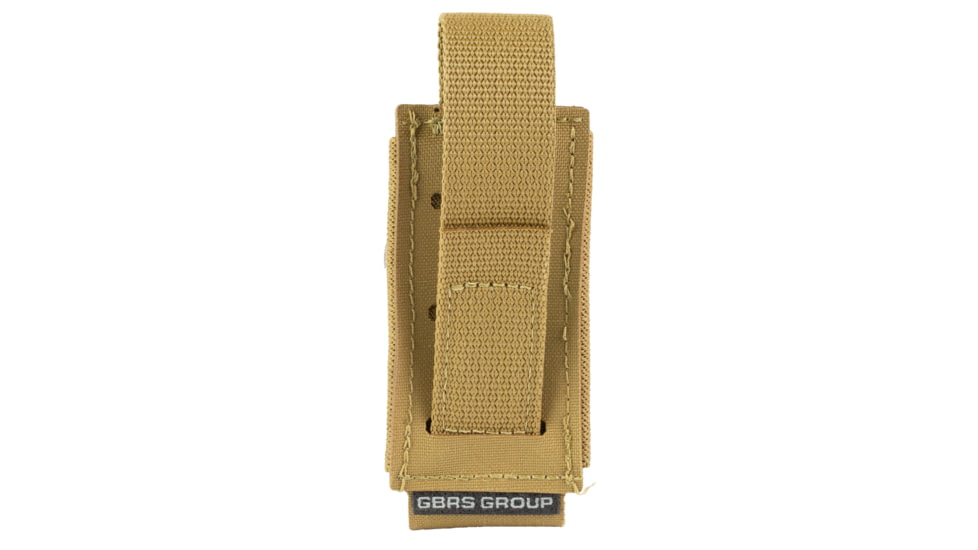 Gbrs Group Gear GBRS Group Single Pistol Magazine Pouch - Bungee Retention, GEAR-SPMP-BR-CB
