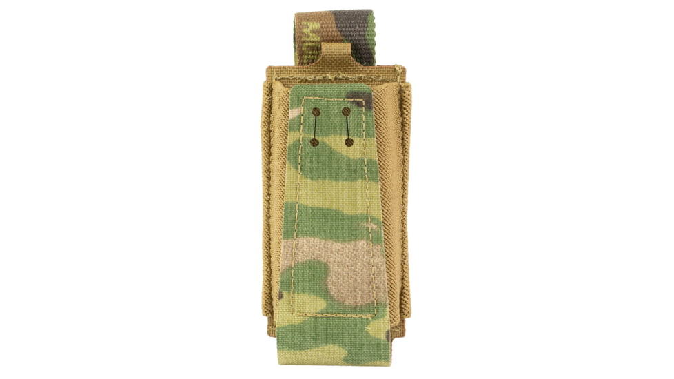Gbrs Group Gear GBRS Group Single Pistol Magazine Pouch - Bungee Retention, GEAR-SPMP-BR-MC