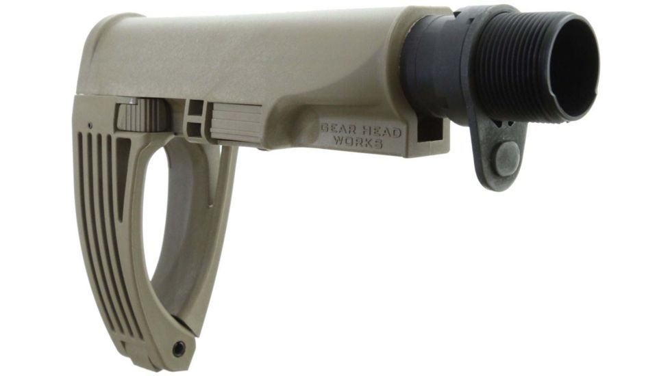Gear Head Works Tailhook Mod 2, Pistol Stabilizing Brace, Telescoping, Flat Dark Earth, GHW-44