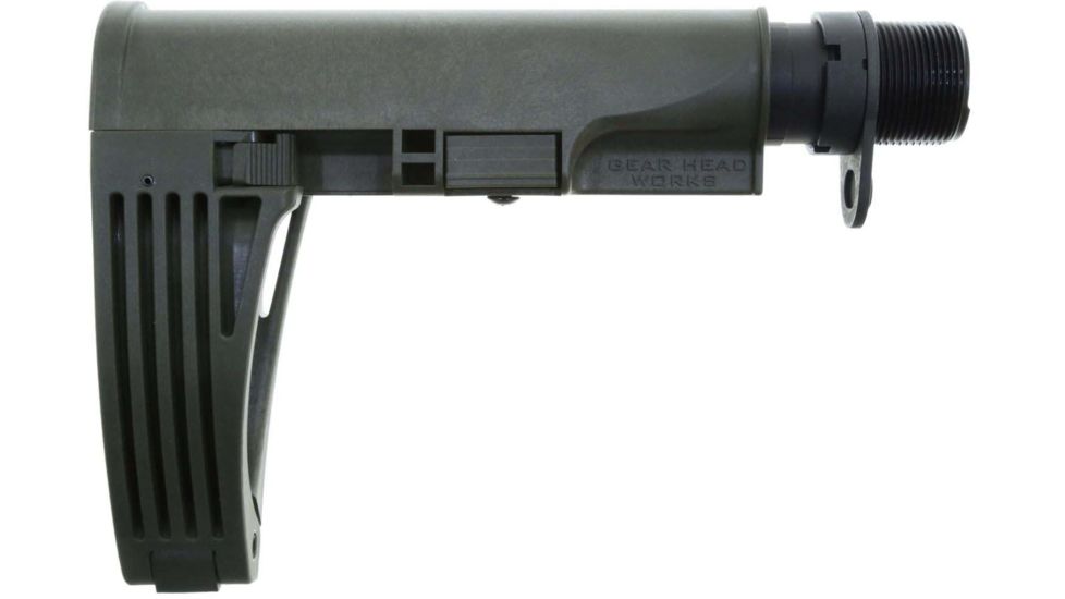 Gear Head Works Tailhook Mod 2, Pistol Stabilizing Brace, Telescoping, OD Green, GHW-45