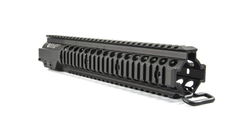 Geissele 12.7in Super Modular Rail MK7,National Match Quad Rail, Black 05-395B