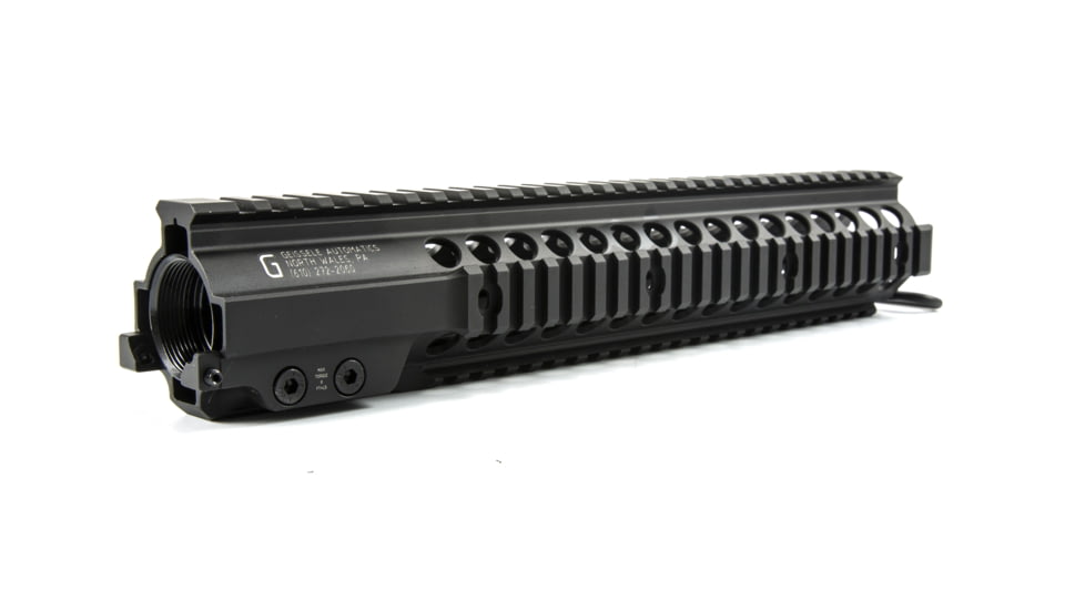 Geissele 12.7in Super Modular Rail MK7,National Match Quad Rail, Black 05-395B