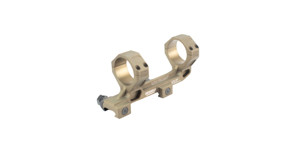 Geissele Geissele AR-15/M4 Super Precision Scope Mount, 34 mm Tube, 0 MOA, Standard, Type 3 Anodized, DDC, 05-417S