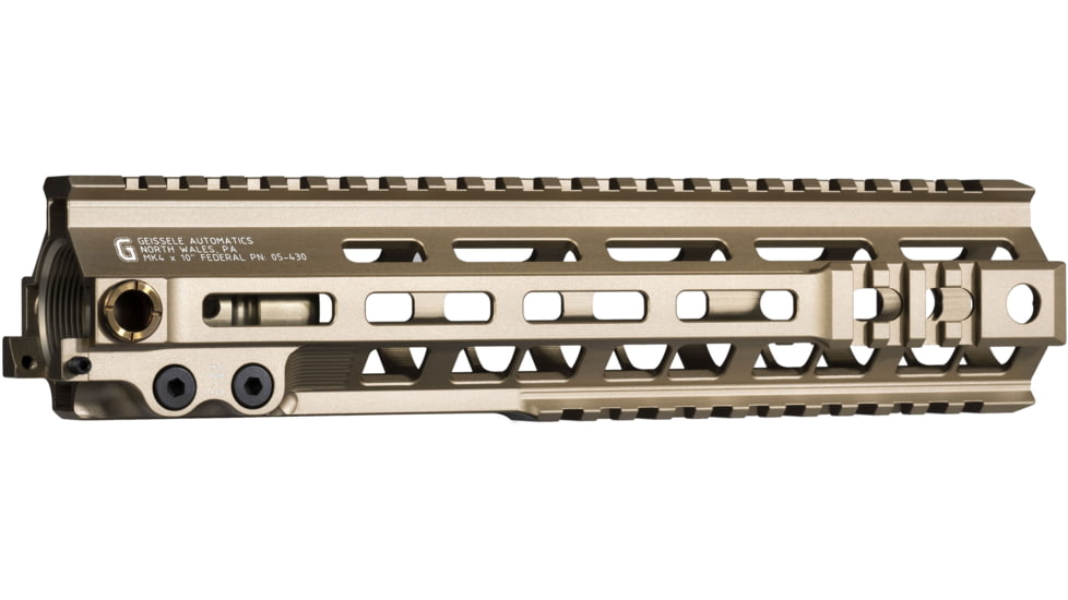 Geissele MK4 Super Federal M-Lok 10in Modular Rail, DDC, 05-430S