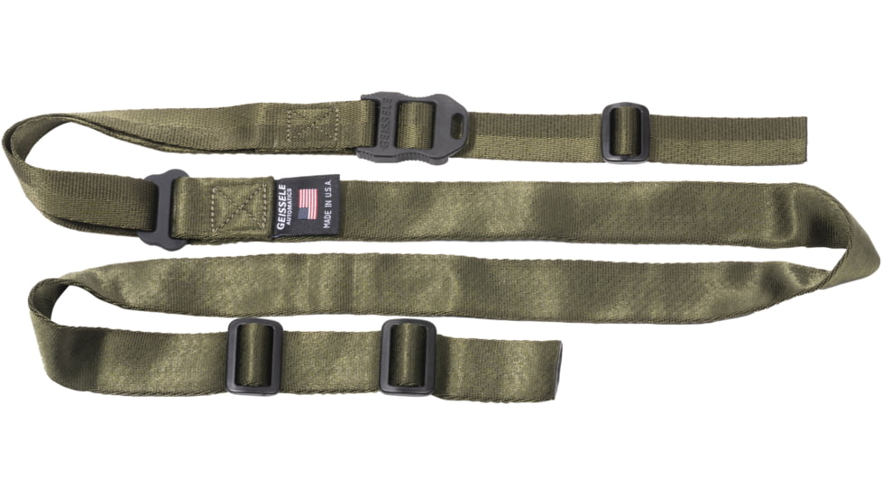 Geissele Super Combat Sling, 1.25in, Green, 1.25in, 05-1815ODG