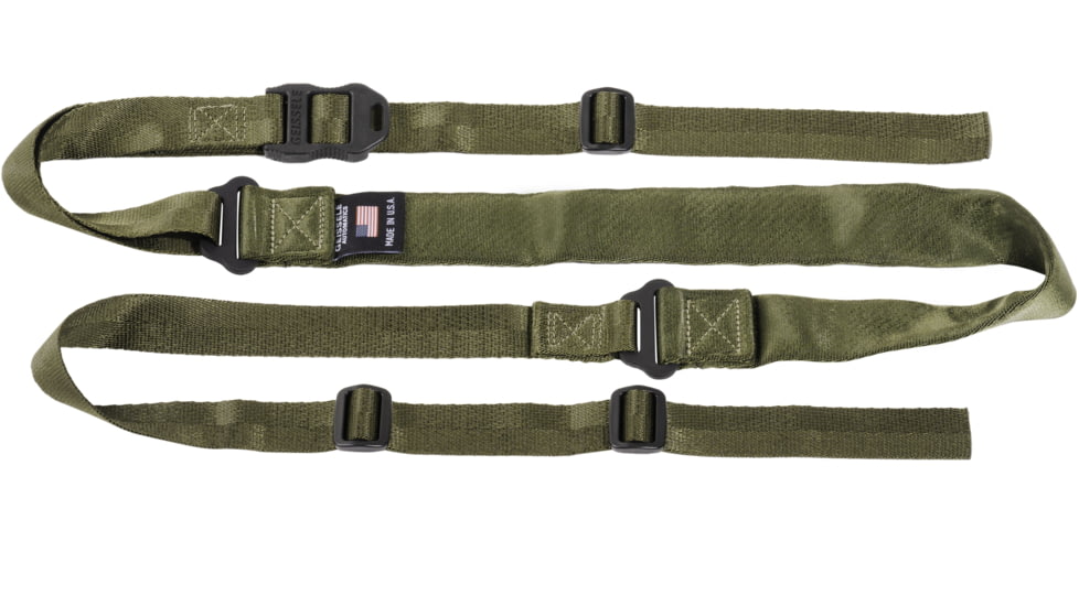 Geissele Super Combat Sling, 1.50in, Green, 1.50in, 05-1816ODG