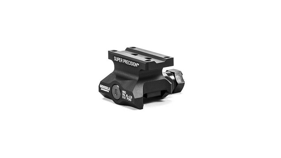 Geissele Super Precision MRO Series Scope Mount,Lower 1/3 Co-Witness,Black 05-470B