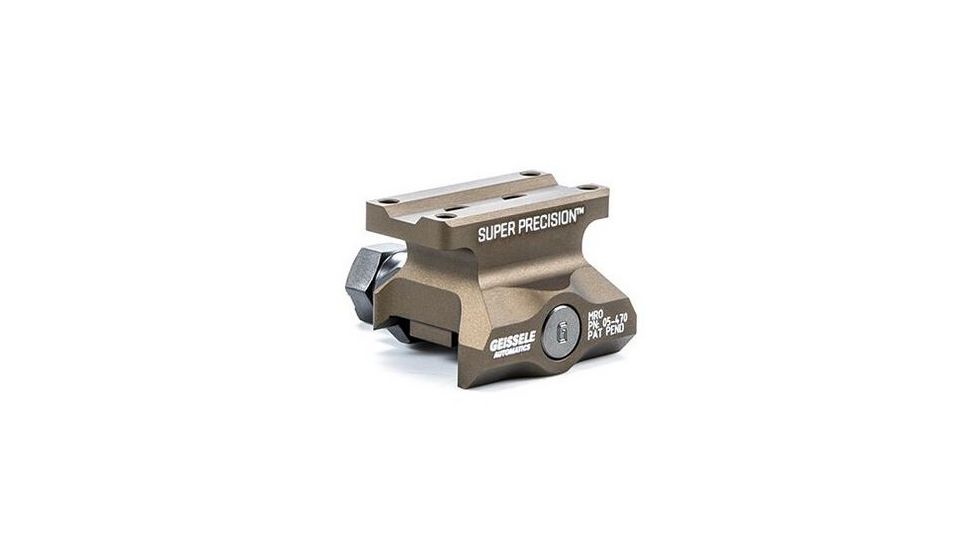 Geissele Super Precision MRO Series Scope Mount,Lower 1/3 Co-Witness,Desert Dirt Color 05-470S