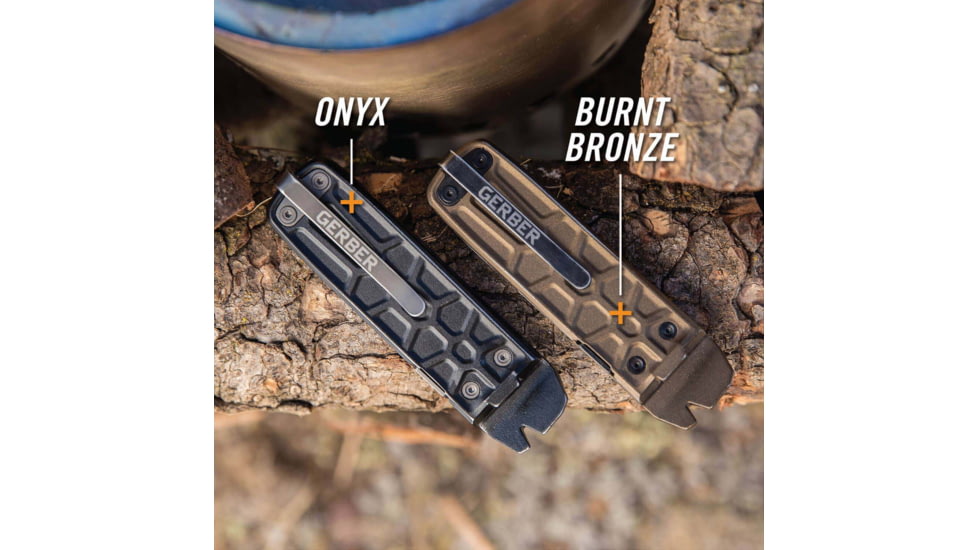 Gerber Lockdown Slim Pry Multi Tool, 2.5in Blade, Onyx Handle, 31-003822