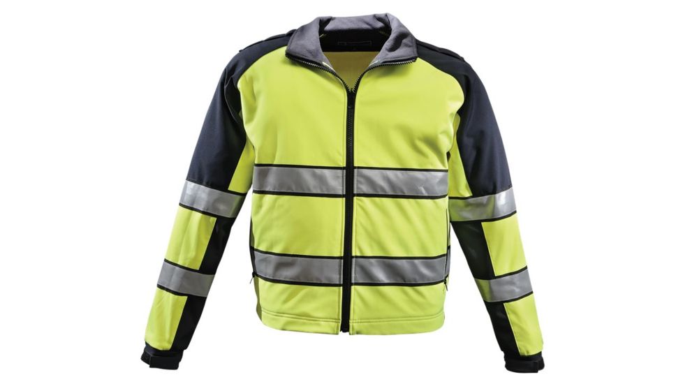 Gerber Outerwear Sigma Two Tone Soft Shell Liner Jacket, Navy / Lime, Extra Small, Regular 51EL XSR