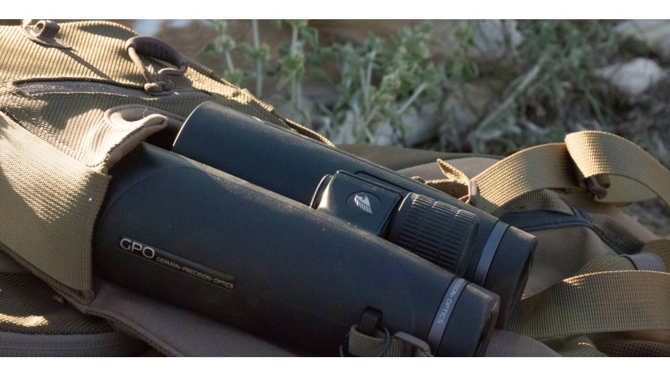 German Precision Optics GPO PASSION HD 10x42HD Binocular, Charcoal Black, 10x42HD, B620