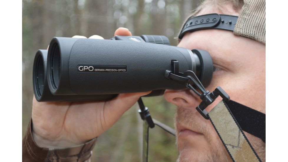 German Precision Optics GPO PASSION HD 10x42HD Binocular, Charcoal Black, 10x42HD, B620