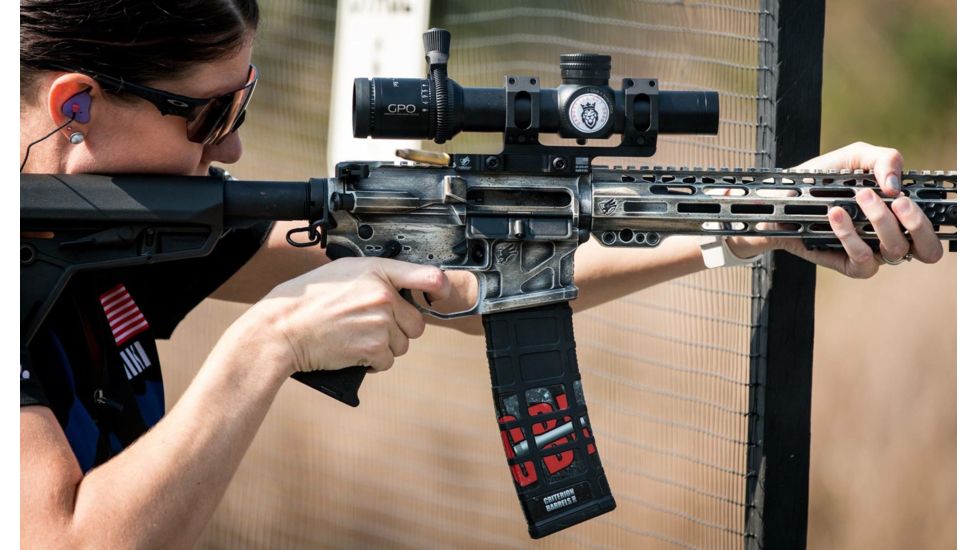 German Precision Optics GPOTAC 8X 1-8x24i Rifle Scope, Horseshoe Reticle, Black Matte RT820