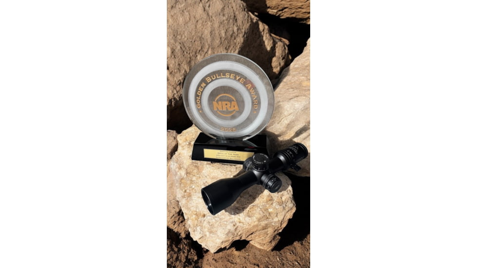 German Precision Optics OPMOD CENTURI SuperCompact 4-16x44mm 30mm Tube Rifle Scope, FFP, Mil-base PLRi Reticle, Black, RCX450 OP