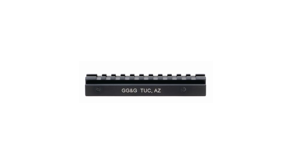 GG&amp;G AR-15 Scope Mounting Rail, Black - Standard Version - GGG-1002