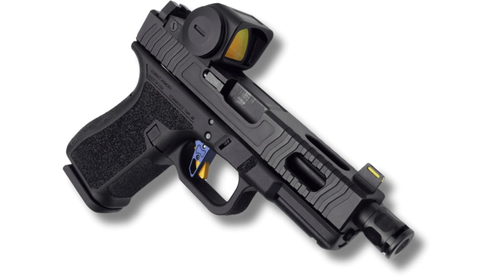 Gideon Optics Granite MOS Competition 1x 28.33x22.5mm Reflex Red Dot Sight, 8 MOA Green Dot Reticle, Black, GTMOS-CO-GN