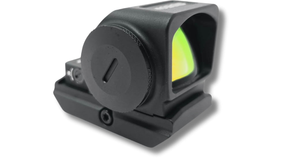 Gideon Optics Granite MOS Competition 1x 28.33x22.5mm Reflex Red Dot Sight, 8 MOA Green Dot Reticle, Black, GTMOS-CO-GN