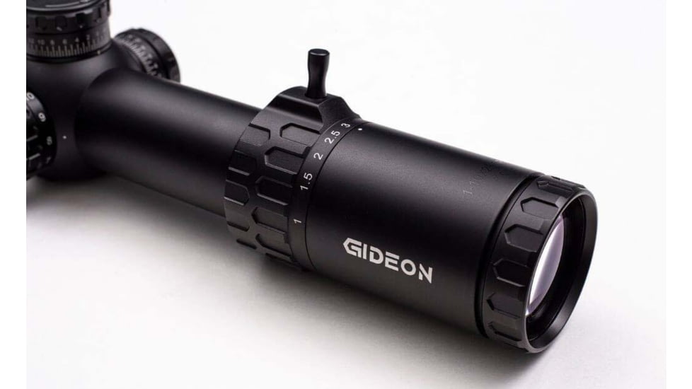 Gideon Optics Guardian 1-10x28mm LPVO 34mm Tube Rifle Scope, Second Focal Plane, BDC Reticle, Black, GOG18SFP